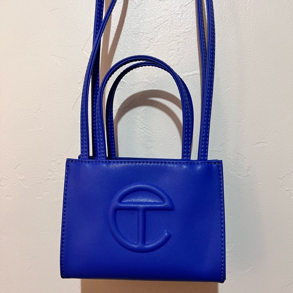 Small Blue Telfar Bag